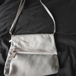 Hammitt Gray Leather Crossbody Bag